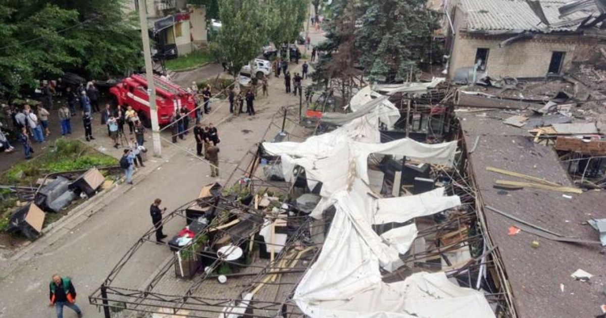 удар по Краматорску